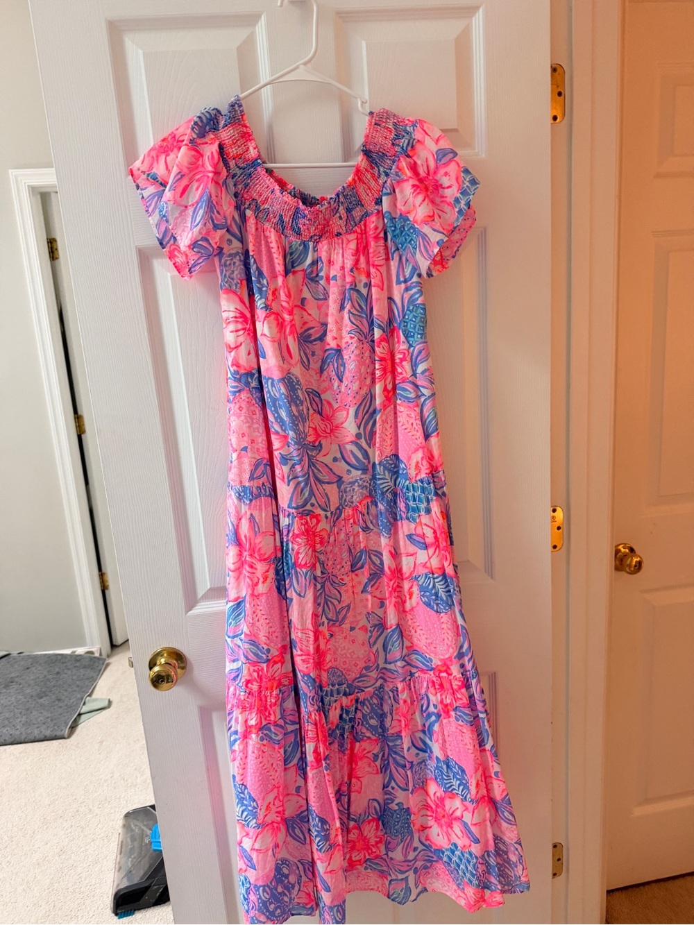 Lilly pulitzer off shoulder dress women